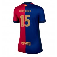 Barcelona Andreas Christensen #15 Fußballbekleidung Heimtrikot Damen 2024-25 Kurzarm